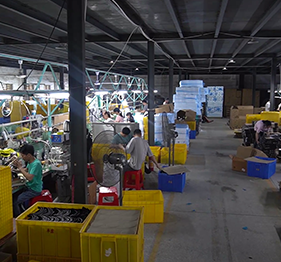 Electric kettle factory