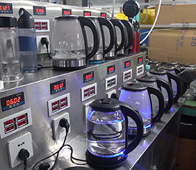Electric kettle factory - Assembly line display area